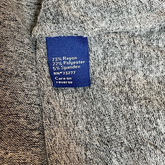 Apt. 9 Gray Asymmetrical Cascading Cardigan Sweater - Picture 6 of 6